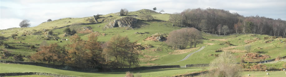 One of the many stunning views around Black Beck Farm - looking towards Hay Bridge Nature Reserve